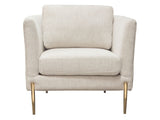 Lane Cream Chair by Diamond Sofa at Eve Furniture