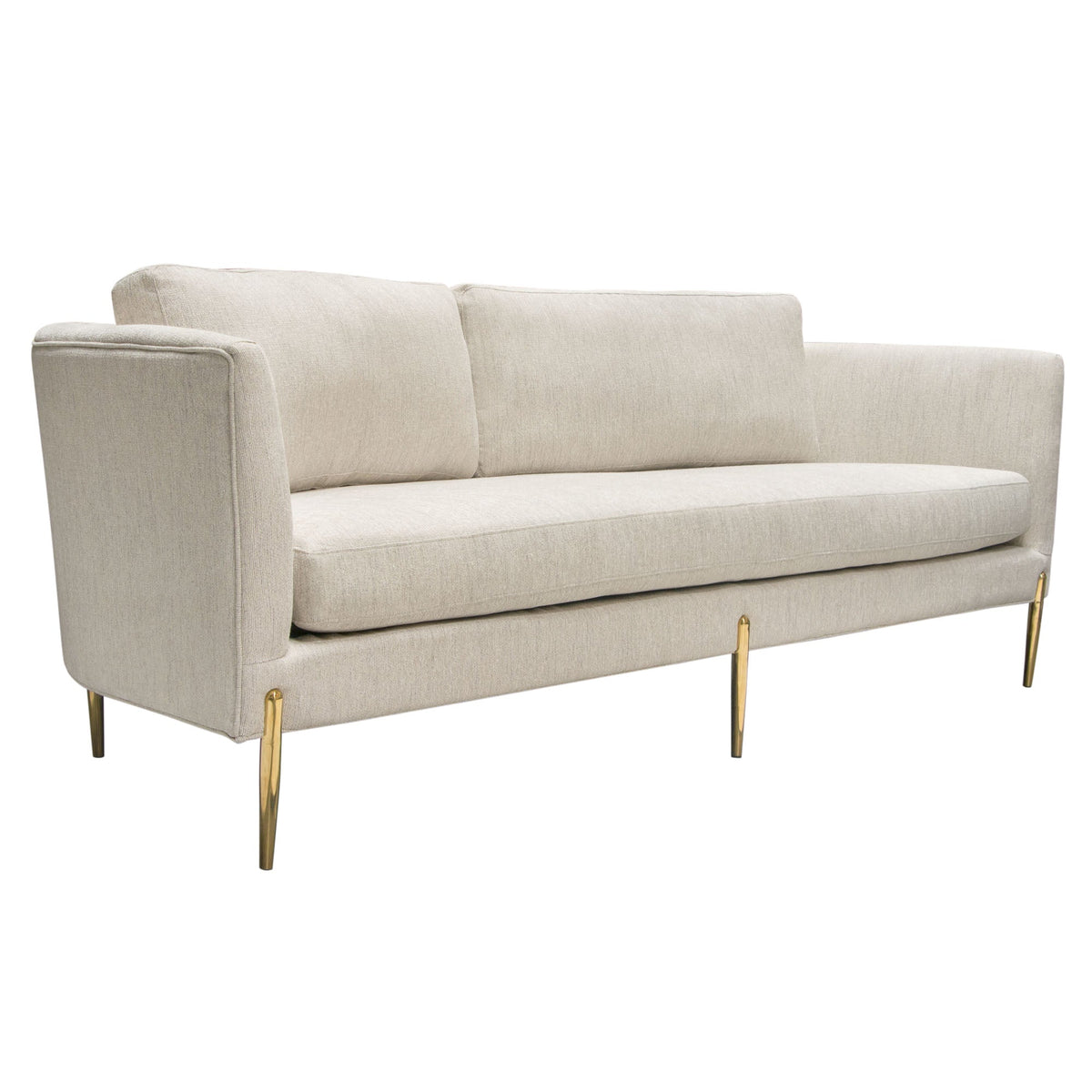Diamond Sofa Lane Cream Fabric Sofa by Diamond Sofa at Eve Furniture