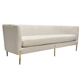 Diamond Sofa Lane Cream Fabric Sofa by Diamond Sofa at Eve Furniture