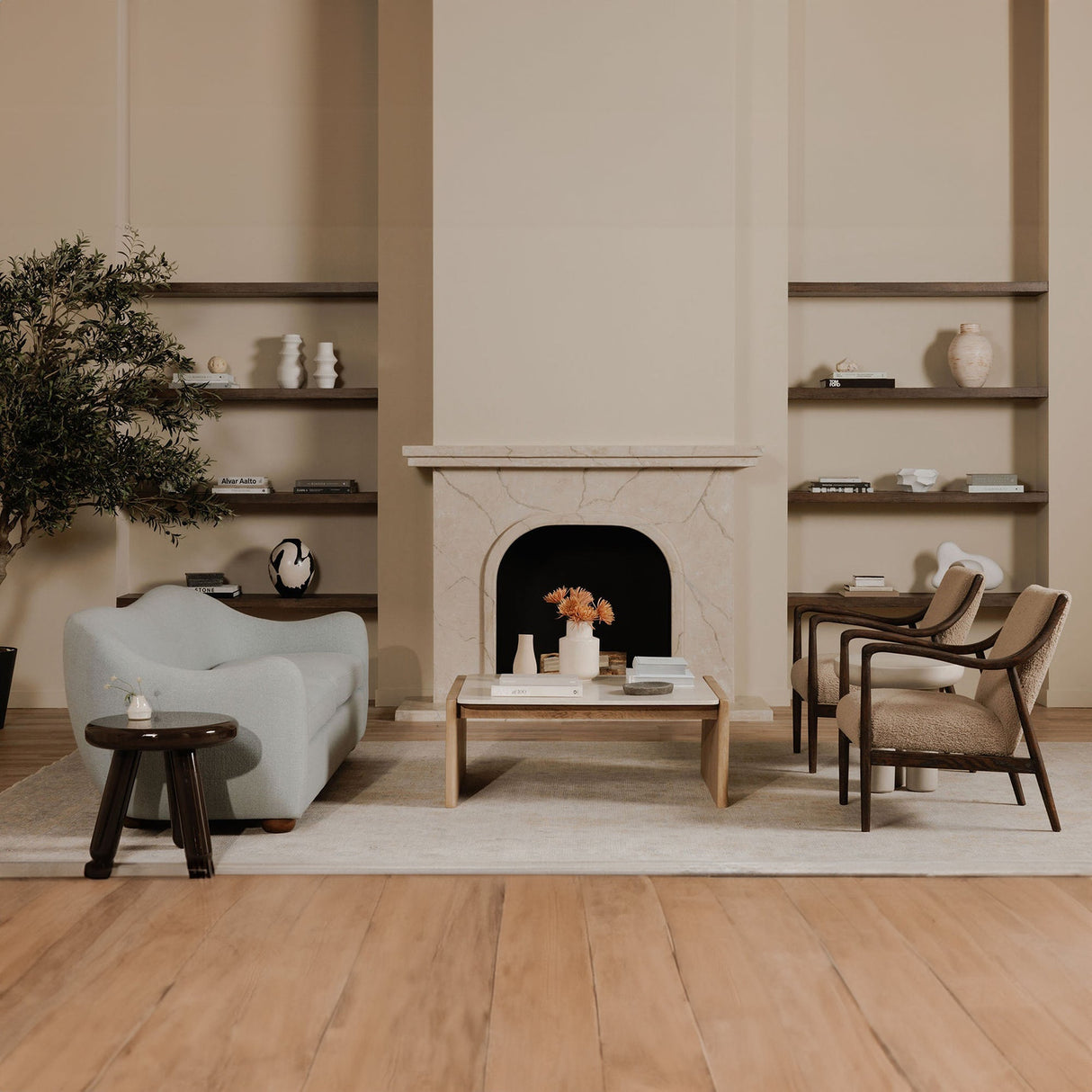 Lane Natural Coffee Table by MOES at Eve Furniture