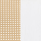 Lanewood White Polyethylene PE Rattan Upholstered Metal Eastern King Bed by Coaster at Eve Furniture