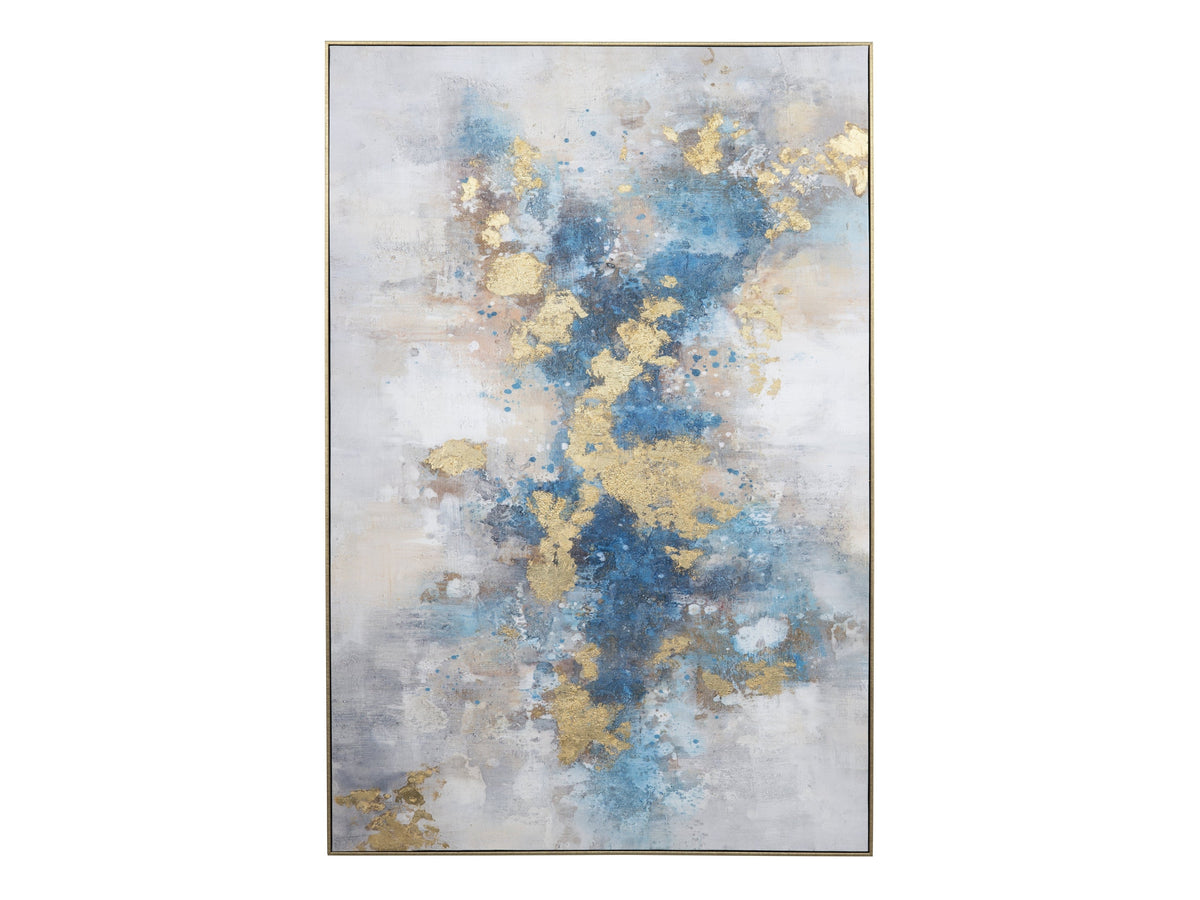 Laney Blue/Gold Canvas by Crestview at Eve Furniture