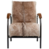 Laney Chair, Brown by Dovetail at Eve Furniture