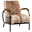 Laney Chair, Brown by Dovetail at Eve Furniture