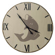 Langara Round Oversize Lakeside Wall Clock by Mercana at Eve Furniture