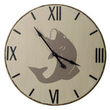 Langara Round Oversize Lakeside Wall Clock by Mercana at Eve Furniture