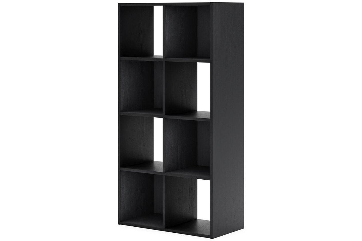 Langdrew Black Eight Cube Organizer by Ashley at Eve Furniture