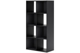 Langdrew Black Eight Cube Organizer by Ashley at Eve Furniture