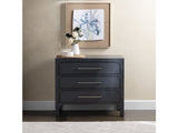 Langford Blue Three-Drawer Chest by Crestview at Eve Furniture