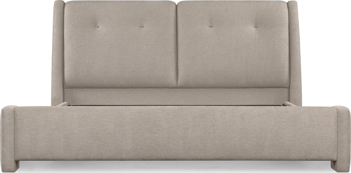 Langford Moondust Queen Upholstered Bed by Modus Furniture at Eve Furniture