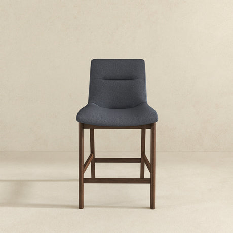 Langlade Fabric Upholstered Counter Stool in Gray (Set of 2) by Ashcroft Furniture at Eve Furniture
