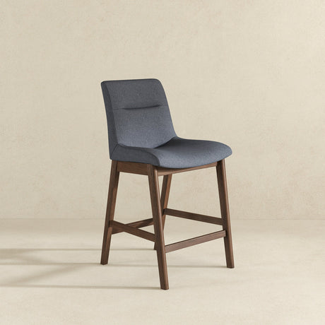 Langlade Fabric Upholstered Counter Stool in Gray (Set of 2) by Ashcroft Furniture at Eve Furniture