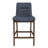 Langlade Fabric Upholstered Counter Stool in Gray (Set of 2) by Ashcroft Furniture at Eve Furniture