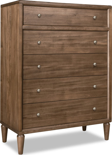 Langley Autumn Forest 5 Drawer Chest by Modus Furniture at Eve Furniture
