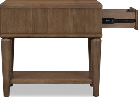 Langley Autumn Forest Chairside Table by Modus Furniture at Eve Furniture