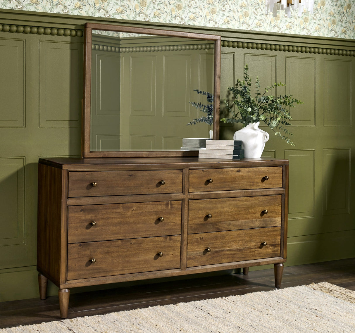 Langley Autumn Forest Dresser Mirror by Modus Furniture at Eve Furniture