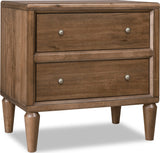 Langley Autumn Forest Two Drawer Nightstand w/CM by Modus Furniture at Eve Furniture