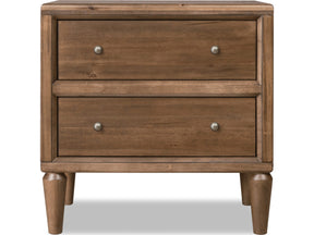 Langley Autumn Forest Two Drawer Nightstand w/CM by Modus Furniture at Eve Furniture