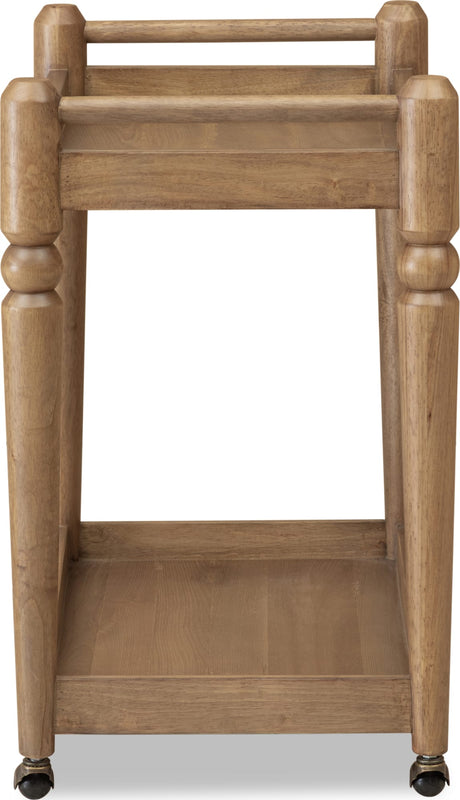 Langley Cabin Glow Bar Cart by Modus Furniture at Eve Furniture