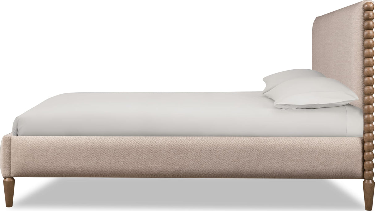 Langley Honey Wheat/Autumn Forest Upholstered California King Bed by Modus Furniture at Eve Furniture
