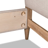 Langley Honey Wheat/Autumn Forest Upholstered California King Bed by Modus Furniture at Eve Furniture