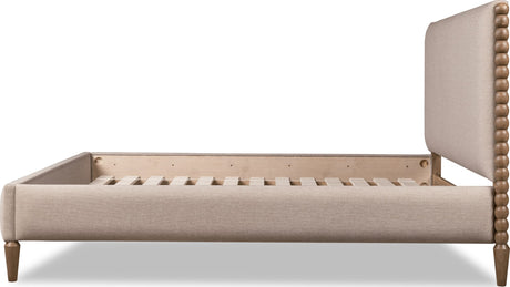 Langley Honey Wheat/Autumn Forest Upholstered King Bed by Modus Furniture at Eve Furniture