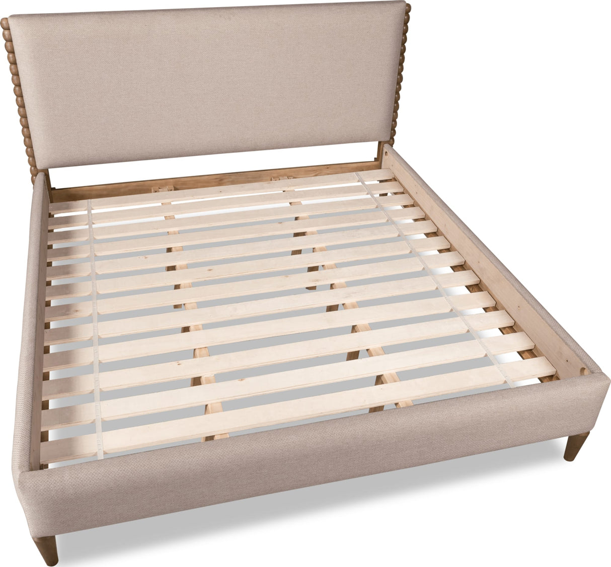 Langley Honey Wheat/Autumn Forest Upholstered Queen Bed by Modus Furniture at Eve Furniture