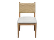 Langley Snow White/Cabin Glow Woven Back Chair (Set of 2) by Modus Furniture at Eve Furniture