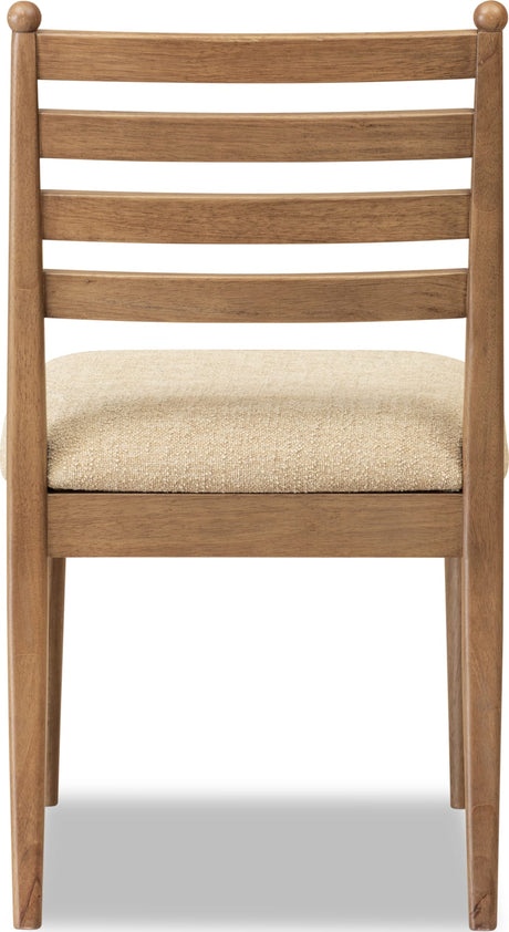 Langley Sourdough/Cabin Glow Ladder Back Chair (Set of 2) by Modus Furniture at Eve Furniture