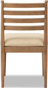 Langley Sourdough/Cabin Glow Ladder Back Chair (Set of 2) by Modus Furniture at Eve Furniture