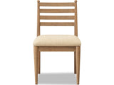 Langley Sourdough/Cabin Glow Ladder Back Chair (Set of 2) by Modus Furniture at Eve Furniture