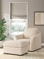 Lango Jute Chair and Ottoman by Ashley at Eve Furniture