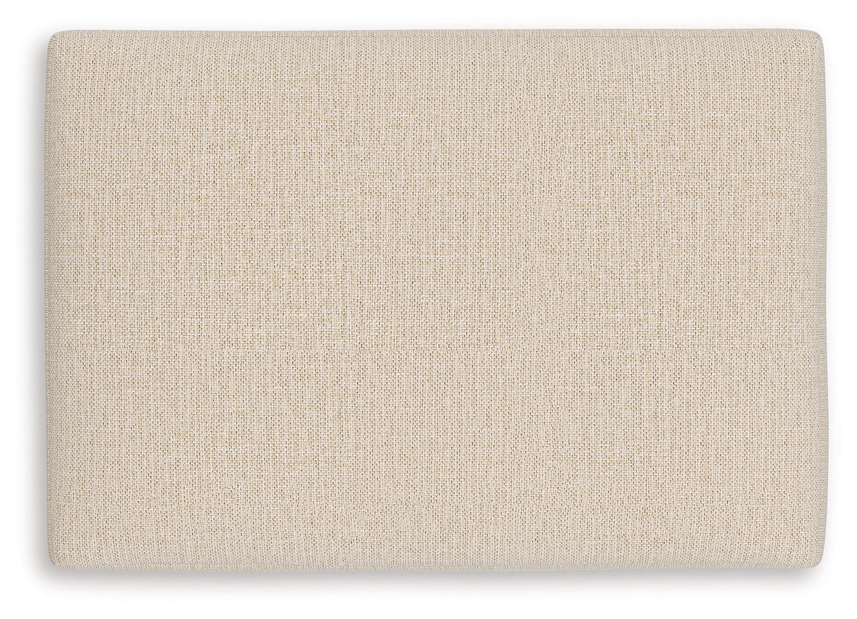 Lango Jute Ottoman by Ashley at Eve Furniture