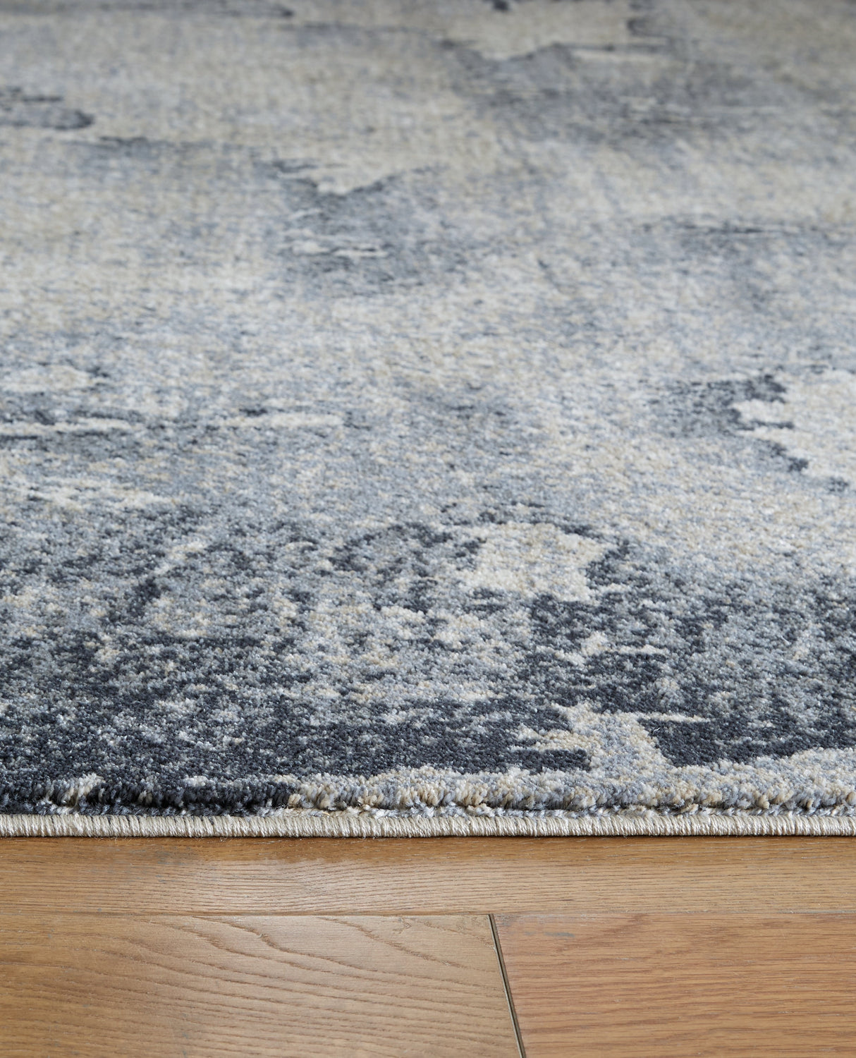 Langrich Blue/Gray/Cream Medium Rug by Ashley at Eve Furniture