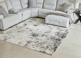 Langwell Black/Gray/White Large Rug