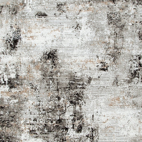 Langwell Black/Gray/White Extra Large Rug by Ashley at Eve Furniture