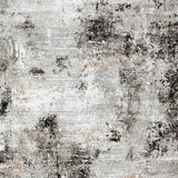 Langwell Black/Gray/White Medium Rug by Ashley at Eve Furniture