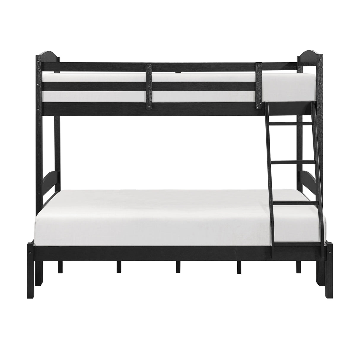 Lani Black Twin/Full Bunk Bed by Homelegance at Eve Furniture