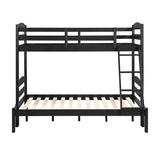 Lani Black Twin/Full Bunk Bed by Homelegance at Eve Furniture