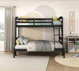 Lani Black Twin/Full Bunk Bed by Homelegance at Eve Furniture