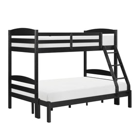 Lani Black Twin/Full Bunk Bed by Homelegance at Eve Furniture