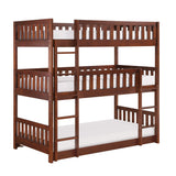 Lani Black Twin/Twin Bunk Bed by Homelegance at Eve Furniture