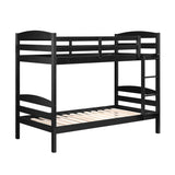 Lani Black Twin/Twin Bunk Bed by Homelegance at Eve Furniture