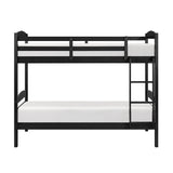 Lani Black Twin/Twin Bunk Bed by Homelegance at Eve Furniture