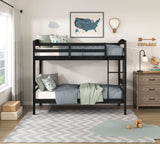 Lani Black Twin/Twin Bunk Bed by Homelegance at Eve Furniture