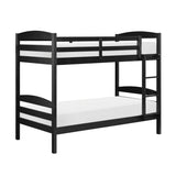 Lani Black Twin/Twin Bunk Bed by Homelegance at Eve Furniture