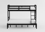 Lani White Twin/Full Bunk Bed by Homelegance at Eve Furniture