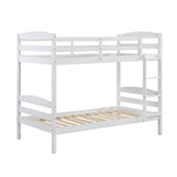 Lani White Twin/Twin Bunk Bed by Homelegance at Eve Furniture