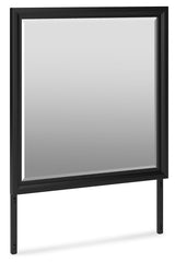 Lanolee Black Bedroom Mirror (Mirror Only)