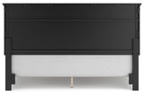 Lanolee Black California King Panel Bed by Ashley at Eve Furniture